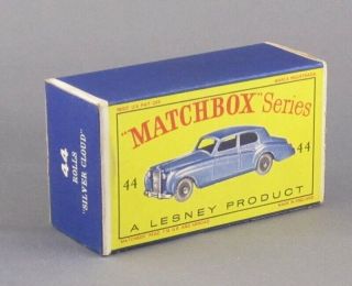 Vintage 1960s Matchbox 44 Rolls Royce & Boxed Pristine 6