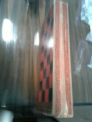 Life Of Hoyle Checker/Backgammon Bookshelf Board Game circa 1900 6