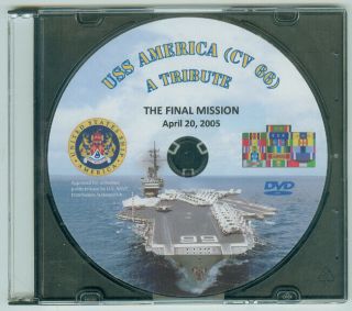 Uss America (cv 66) Last Mission Tribute Dvd