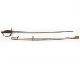 Import U.  S.  Model 1872 Cavalry Saber Sword and Scabbard 3