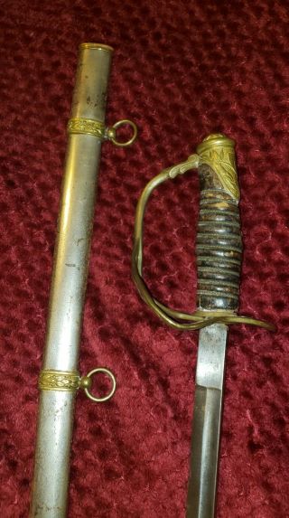 Import U.  S.  Model 1872 Cavalry Saber Sword and Scabbard 6