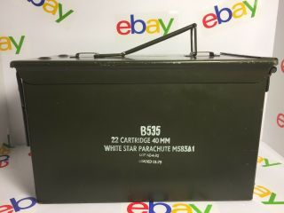 Military Surplus 40mm Large Ammo Box Or Ammo Can Steel