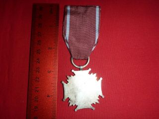 Poland Polish Cross of Merit Order 2nd Class PRL Medal Ribbon Pin Award Military 2