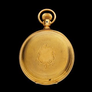 Antique Fancy Dial Single Button Chronograph Pocket Watch 1890 ' s Heuer? Runs NR 2