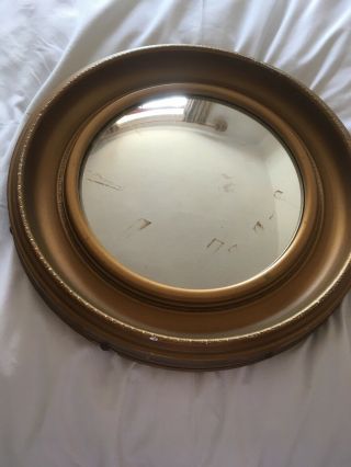 Vintage Retro Round Convex Wall Mirror