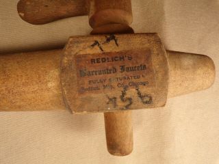 Antique Wood Wooden Beer Whiskey Barrel Tap Spigot Spout Handle Keg Bung 3