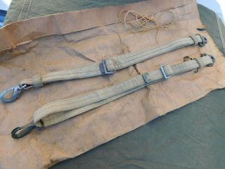 Wwii U.  S.  Jeep Door Safety Straps Pair In Wrapper Willys Mb & Ford Gpw