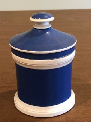 Antique Porcelain Pharmacy Apothecary Jar Drug Container Wedgewood?