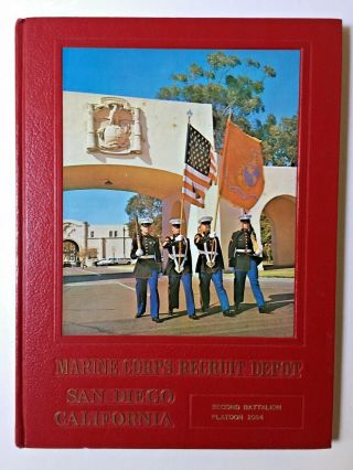 1977 Marine Corps Recruit Depot San Diego 2nd Battalion Platoon Yearbook Mcrd