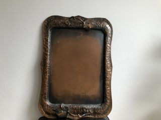 Vintage Arts And Crafts Copper Tray 2