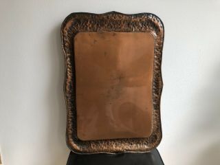 Vintage Arts And Crafts Copper Tray 7