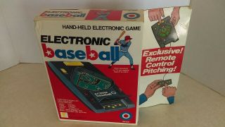 Vintage 1979 Entex Electronic Baseball Hand - Held Game Mib Nos