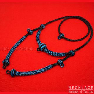 28 " Necklace Rope Wax Handmade Thai Style Buddha Amulet Pendant Hang 5 Hook 15