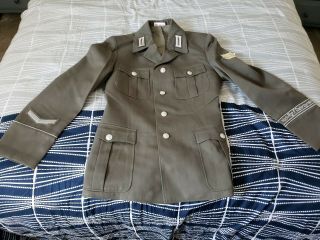 East German Army Jacket Wach Rgt F.  Dzierzynski Ddr Nva