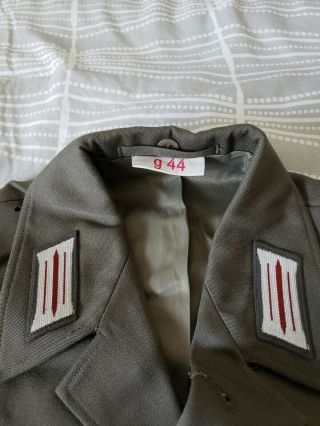 East German Army Jacket Wach Rgt F.  Dzierzynski DDR NVA 4