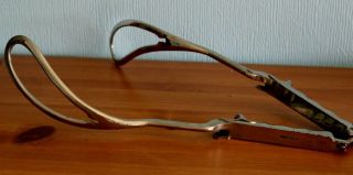 Obstetrics - Vintage Bright Chrome Delivery Forceps By Downs London Midwifery