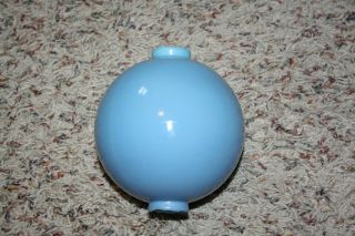 Vintage/antique Lightning Rod Glass Ball Robin Egg/sky Blue Color,