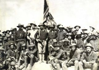 5x7 Photo 1898 Colonel Roosevelt And His Rough Riders - Battle Of San Juan