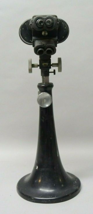 Unusual Antique BAUSCH & LOMB STEREO Microscope 40.  0 mm and 55.  0 3