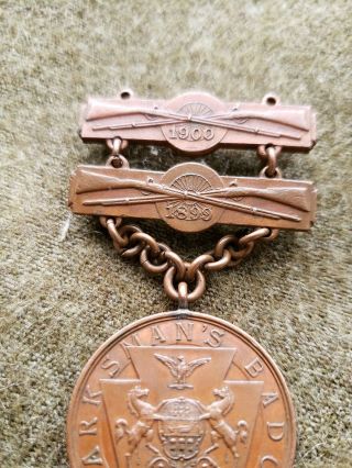 US Army Spanish American War Pennsylvania National Guard Marksman Medal 7