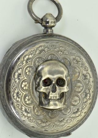 Victorian John Forrest " Chronometer Maker To The Admiralty " Skull Pocket Watch
