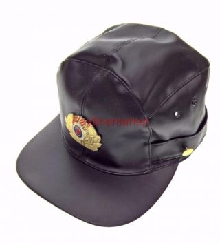 Russian Cap Police Black With Cockade Policeman Hat Badge Russia Force Baseball