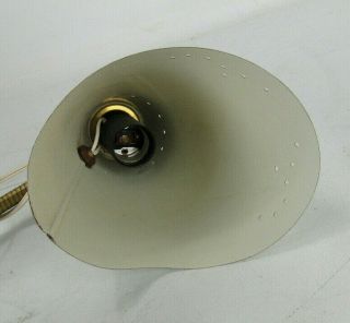 Mid Century Eames Herman Miller Era Desk Lamp Geometric Multi - color Cone Shade 4
