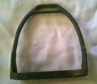 Antique Us Military Cavalry Cast Iron Stirrup - Possibly Spanish American War Era