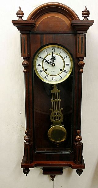 Old Wall Clock Regulator Chimes Clock 31 Day