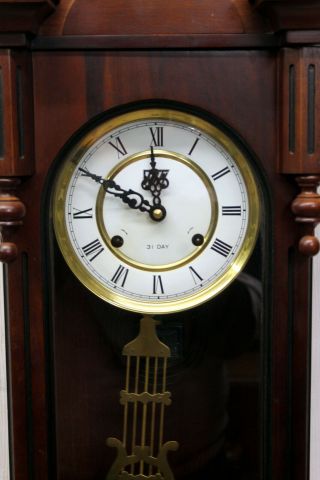 Old Wall Clock Regulator Chimes Clock 31 Day 3