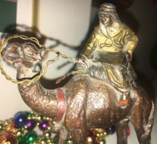 Orientalist Austria Vienna Ottoman Arab Man On Camel Bronze De Nüremberg