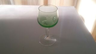 Grand Trunk Railway,  Chateau Laurier Green Drinking Glass 5