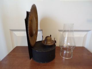 Vintage oil lamp wall light or standing and in 4