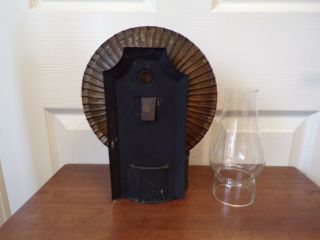 Vintage oil lamp wall light or standing and in 5