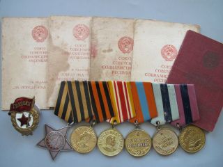 Russian Medal & Orders & Documents.  Order Glory 3 Class.