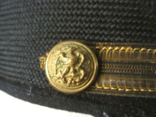 Spanish American War US Navy M1902 Officer Bell Cap Style Hat - Sz 7 - VERY RARE 8