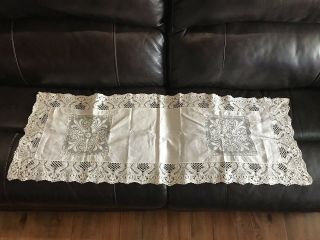 Antique Elegant Lace 48’ Long Table Runner - Awesome