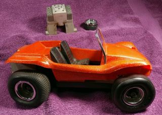 Vintage Cox 049 Red Dune Buggy & Parts.  Only