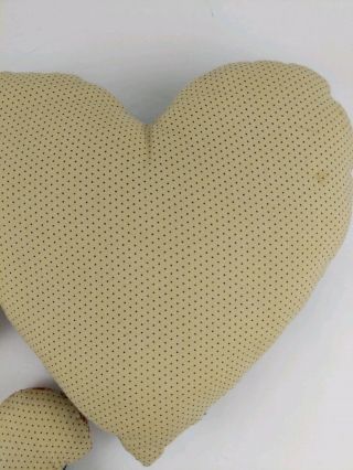 Antique Overshot Coverlet Heart Pillow Teddy Bear Duck Craft Primitive Blanket 6