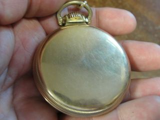 Antique Elgin BW Raymond Railroad Pocket Watch 21 Jewels 10k Gold Filled D - 2147 4