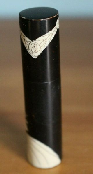 FRENCH ART DECO PERFUME VIAL PHENOLIC WITH EXQUISITE PATTERN - 3