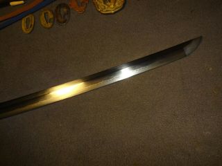 Japanese WWll Army officer ' s sword in mountings,  Gendaito 