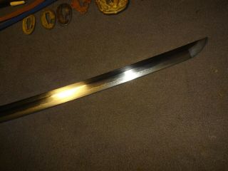 Japanese WWll Army officer ' s sword in mountings,  Gendaito 