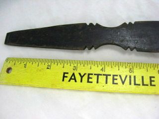 VTG Antique Primitive Folk Art hand forged wrought iron Screwdriver tool 18 In. 2