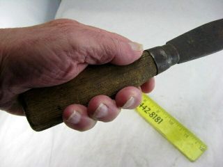 VTG Antique Primitive Folk Art hand forged wrought iron Screwdriver tool 18 In. 5