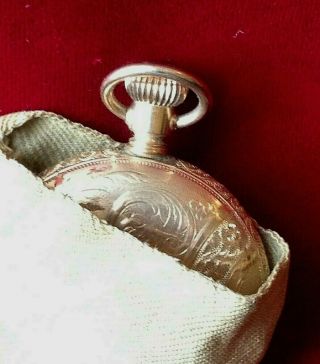 Rare 1890 ' s Circa Men ' s Gold Closed Case Philadelphia Pocket Watch 8