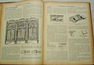 The Woodworker and Art Craftsman 1912 inc.  Art Nouveau style,  Arts and Crafts 2