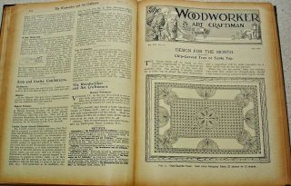 The Woodworker and Art Craftsman 1912 inc.  Art Nouveau style,  Arts and Crafts 3