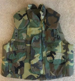 Militay Us Body Armor,  Fragmentation Protective Vest Ground Troops Size Large