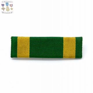 U.  S.  Army Spanish War Service Medal Ribbon Bar Whitehead & Hoag Co.  Pin - Back